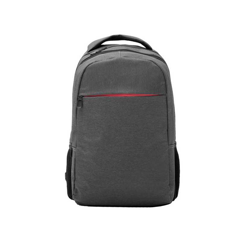 Mochila poliéster negro vigore frontal