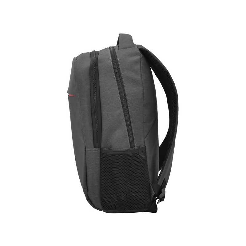 Mochila poliéster negro vigore lateral derecho