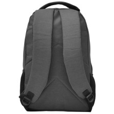 Mochila poliéster negro vigore espalda