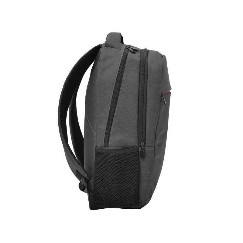 Mochila poliéster negro vigore lateral izquierdo