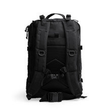 Mochila poliéster negro detalle