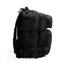 Mochila poliéster negro detalle