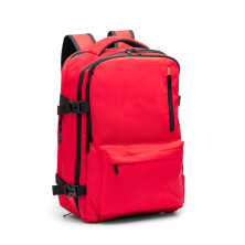 Mochila poliéster reciclado rojo