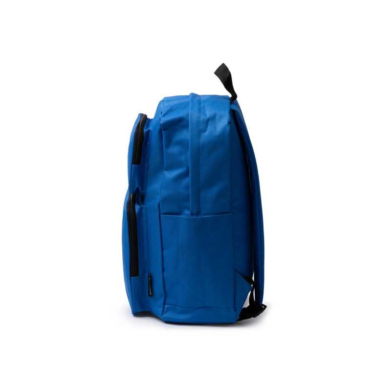 Mochila RPET royal detalle