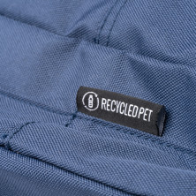 Mochila RPET marino detalle