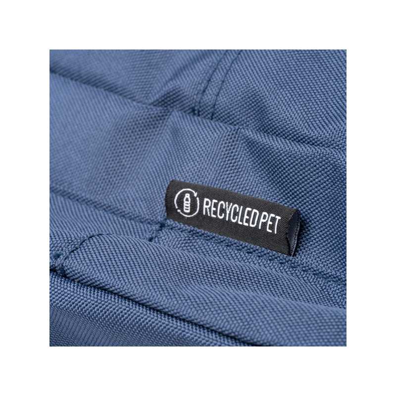 Mochila RPET marino detalle