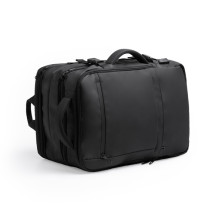 Mochila acolchada negro detalle