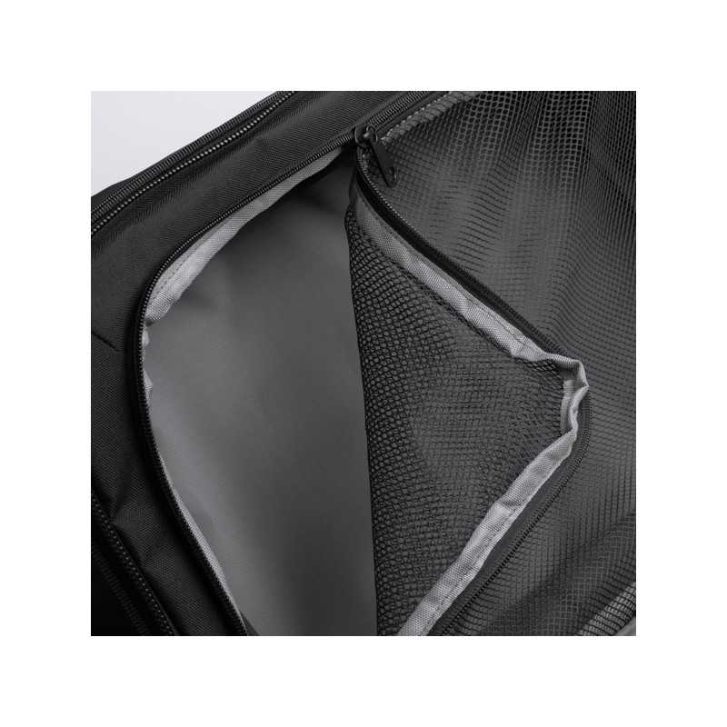 Mochila acolchada negro detalle
